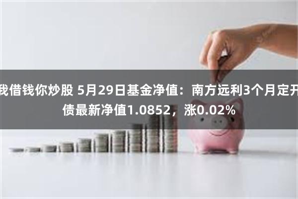 我借钱你炒股 5月29日基金净值：南方远利3个月定开债最新净值1.0852，涨0.02%