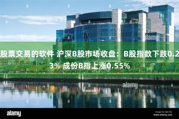 股票交易的软件 沪深B股市场收盘：B股指数下跌0.23% 成份B指上涨0.55%