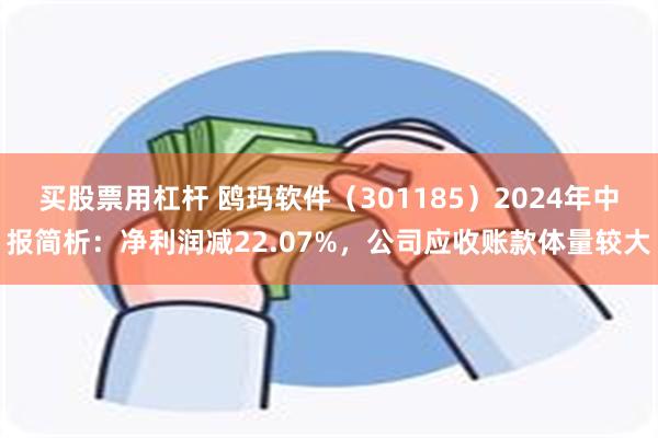 买股票用杠杆 鸥玛软件（301185）2024年中报简析：净利润减22.07%，公司应收账款体量较大