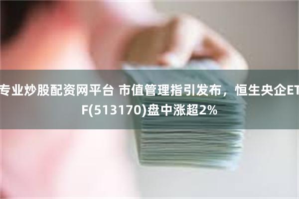 专业炒股配资网平台 市值管理指引发布，恒生央企ETF(513170)盘中涨超2%