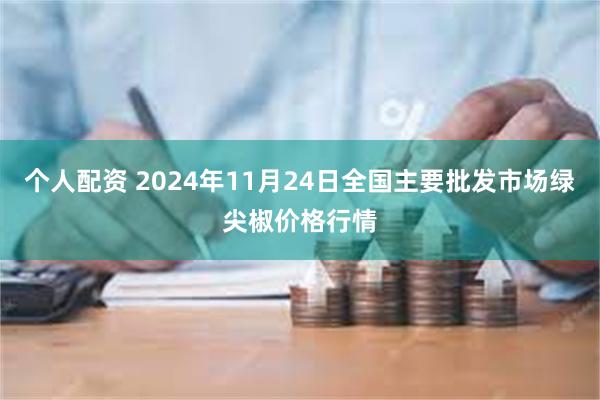 个人配资 2024年11月24日全国主要批发市场绿尖椒价格行情