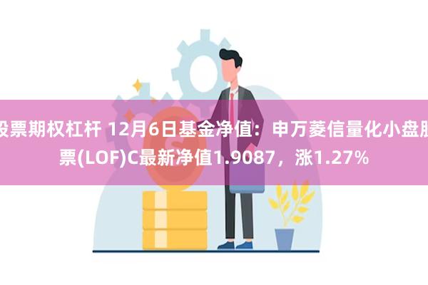 股票期权杠杆 12月6日基金净值：申万菱信量化小盘股票(LOF)C最新净值1.9087，涨1.27%